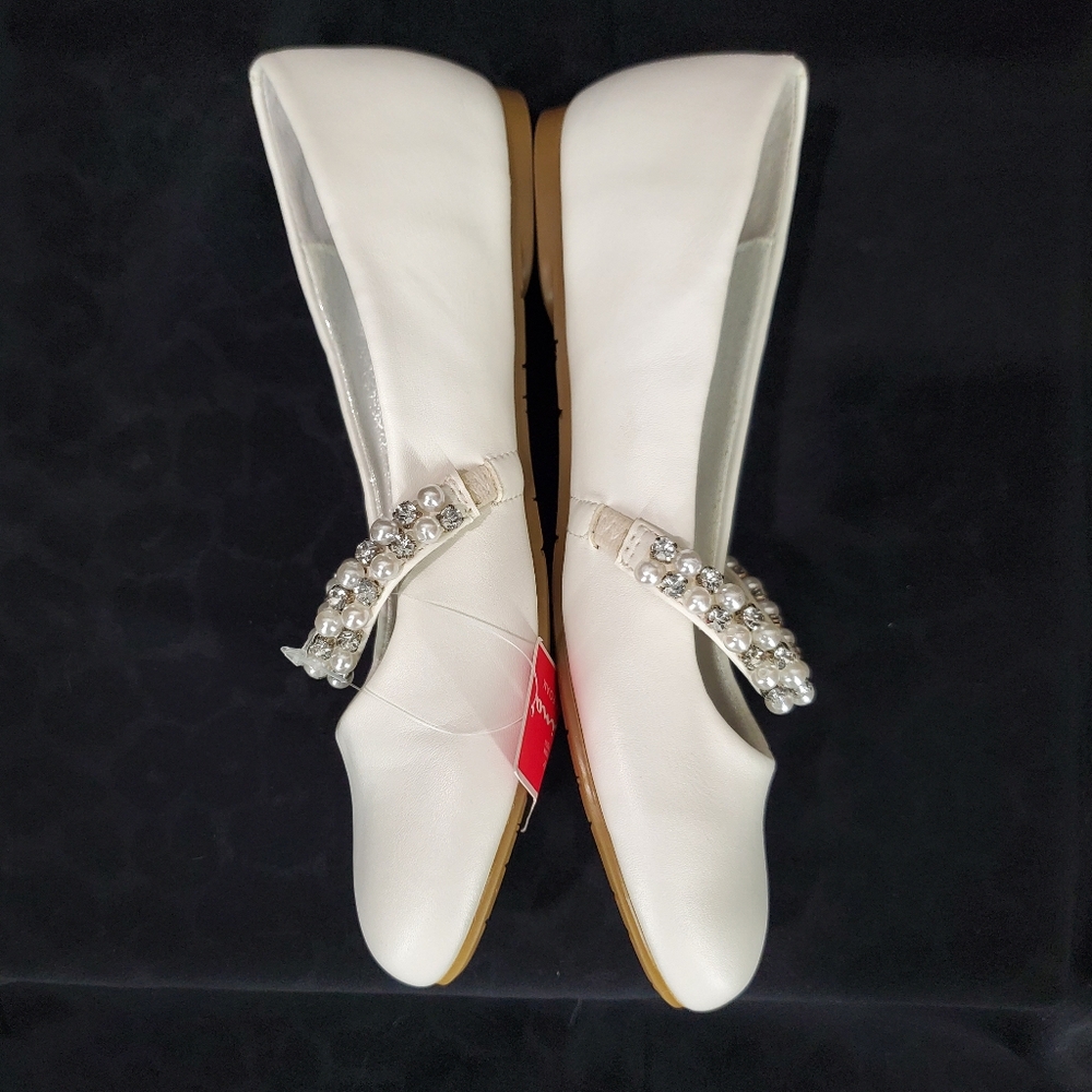 NWT Nina Nataly Ballet Flat First Holy Communion Easter Flower Girl Shoes 2 - Picture 10 of 15